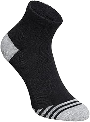 Cldjoit mens спорт што трча пешачење за пешачење, обични чорапи со ниско ниво, дебели атлетски памучни чорапи со атлетски глуждови