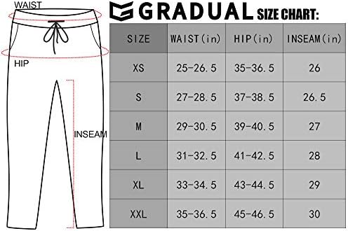G Постепени женски панталони со длабоки џебови 7/8 истегнуваат џемпери за жени атлетски, голф, дневна, работа