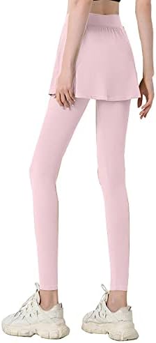Женски џемпери две парчиња лажни јога панталони слаби истегни јога, пантолони со високи хеланки, еластични хулахопки од половината