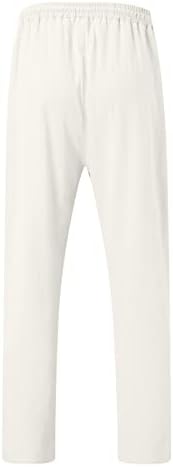 Обични панталони Менс Ноќта на вештерките печатени обични модни постелнини џеб со големи димензии панталони панталони
