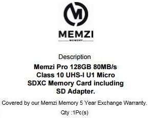 MEMZI PRO 128gb Класа 10 80MB/s Микро SDXC Мемориска Картичка Со Sd Адаптер ЗА ZTE Axon 7 Мини, Axon 7, Axon Mini, Axon Elite, Axon Max, Axon