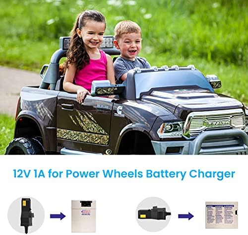 Полнач за батерии NFGEKT 12 волти за Fisher-Price користи сива батерија или портокалова горната батерија компатибилна со тркало