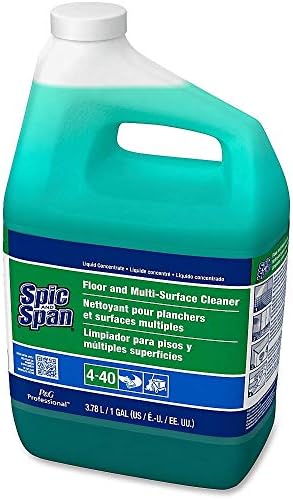 Чистач на концентрат на подот и мулти-површината од SPIC и Span Professional, најголемиот дел за чистачка за кујна, бања и неквапишени користени