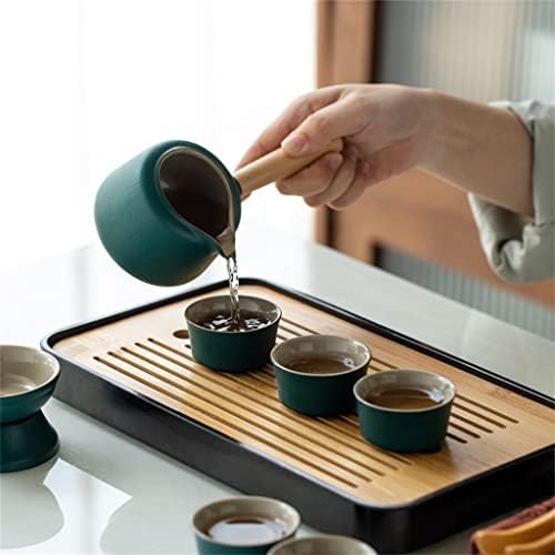 RBHGG јапонски патувања кунг фу чај сет мал сет чај за домаќинство чај керамички чај чај чај од отворено чај сад преносен торба
