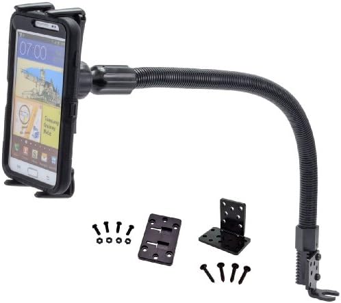 Arkon Car Seat Rail Thone или Tablet Mount за iPhone XS Max XS XR X 8 Galaxy Note 9 8 S10 Мало малолетно црно - SM688L22