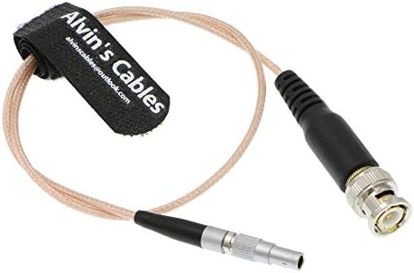 Кабли на Алвин 4 пински до BNC Машки временски код за внесување адаптер кабел за црвена епска црвена боја