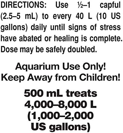 Заштита на Seachem StressGuard Slime Coat - Стрес и токсичен редуктор на амонијак 500 ml & чистота третман на аквариум, 500 ml