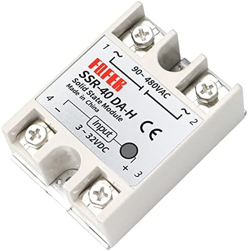 ESAAH 1PCS Solid State Relay SSR-10DA-H 10A всушност 3-32V DC-90-480V AC SSR 10DA 15DA 25DA 40DAH SLATE SOLIT