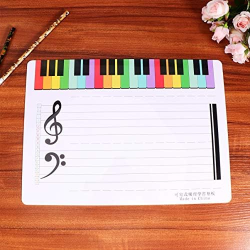 Alremo Xinghuang - 2pcs музички персонал сув избришан лап -табли Музички симбол за табла домашна училница музичка нотација табла l големина