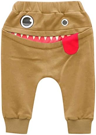 Fesfesfes Toddler Момци девојчиња цртани филмови чудовиште дебели панталони слатки ајкули џемпери памучни хареми панталони деца панталони