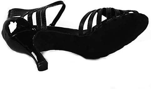 Ykxlm женски сала за латински танцувачки чевли Салса Самба Танго Бахата Кизомба Социјални чевли за танцување за жени и девојчиња, модел USYCL018