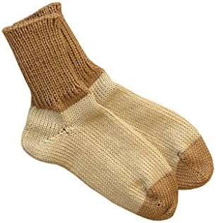 Tevirp чорапи мерино волна затоплувачи на нозе плетени