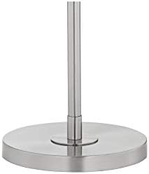 POSSINI EURO DESIGN CONCEIRGE модерна подлова ламба со двојни табели за табели вртено стакло USB порта 63 високи четкани никел бел