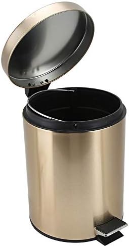 Wxxgy Не'рѓосувачки челик чекор ѓубре може отпадоци за отпадоци од отпадоци со капакот за кујна за бања/A/5L