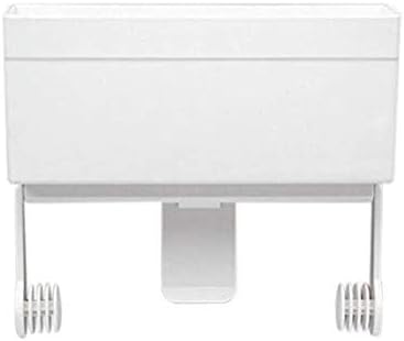 ZLDXDP држач за магнетна хартиена крпа за фрижидер со полица за складирање, безбедно се монтира на фрижидер и метални површини
