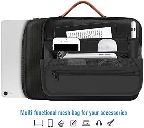 FINPAC 12.9-13 инчен таблет лаптоп лаптоп кутија, торба за рамо за чанти за MacBook Pro 14, iPad Pro 12.9 2018-2022, Macbook Air 13 2018-2022,