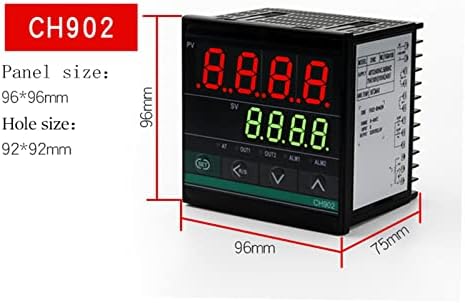 Епано двојно излез SSR и реле CH102 CH402 CH702 CH902 Два реле излез LCD дигитален PID интелигентен контролер на температура48-240V