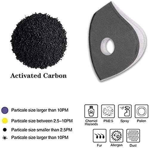 30 компјутери активирани филтри за јаглеродни лица со замена на прашина за повеќето спортови велосипеди за велосипедски филтри за велосипеди