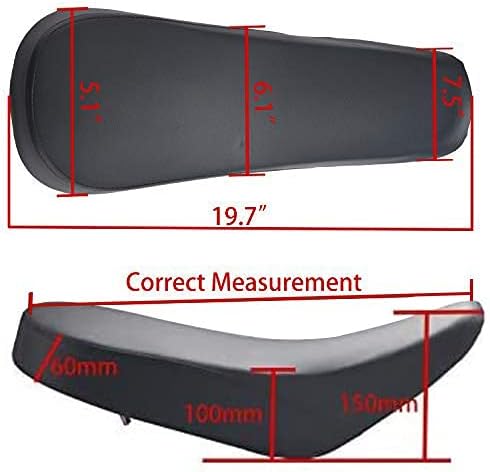 Некас Универзален кинески АТВ -Quad Seat Pad Fit за 50CC/70CC/90CC/110CC TAOTAO Кинески АТВ квад -велосипеди