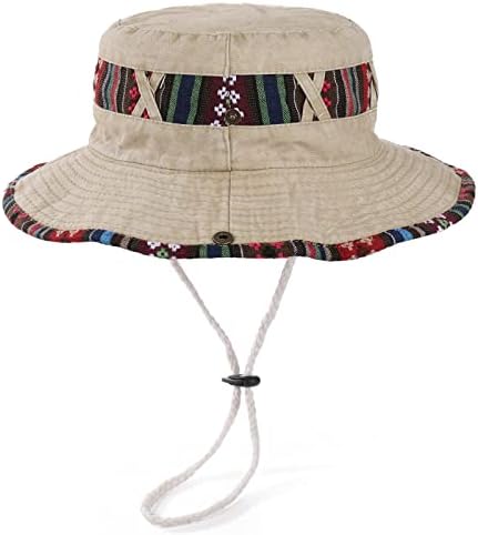 Менгпа мажи лето сонце капачиња корпа капа плажа буни капа, преклопна риба капа за жени