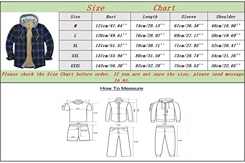 Машки ватиран обложен фланелен кошули јакни случајно копче надолу топло есен зимски палто карирана карирана јакна