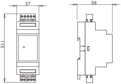 CGOLDENWALL RW-GT01DE DIN RAIL MONTINGING SENITOR CELL SENSOR SENSOR TRANSMITER TRANSMITER TRANCMITER GEAGE TRANSDDUCER Дво-жичен