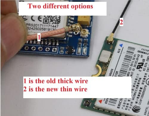 OthMRO 1PCS IPEX1 до SMA Femaleенски пигтаил кабел коаксијален RF1.13 кабел со ниска загуба, конектор за адаптер за адаптер RF 0,5m 0,5M