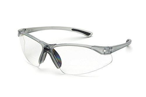 Бифокални безбедносни очила во поликарбонат чисти леќи +1,5 диптер