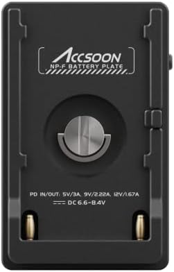 Адаптер за батерија на батеријата ACCSOON ACC04 NP-F