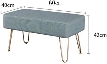 SJYDQ спална соба за кревет крај столче, столче за промена на чевли, едноставна модерна клупа за набавка, сина софа столица