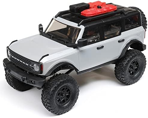 Аксијален RC камион 1/24 SCX24 2021 Ford Bronco 4WD Trucked Brushed RTR, Grey, Axi00006T2