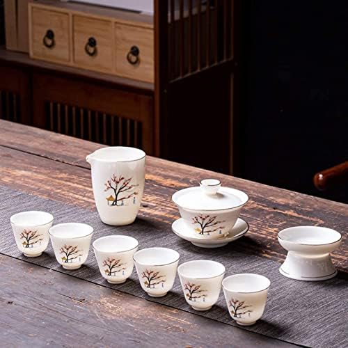 DMWMD модерен керамички кунг фу чај сет чајник чај церемонија канцеларија студија Кунг фу чај сет подарок