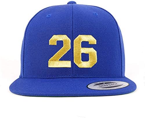 Трендовски продавница за облека број 26 златна нишка рамна сметка за бејзбол капа
