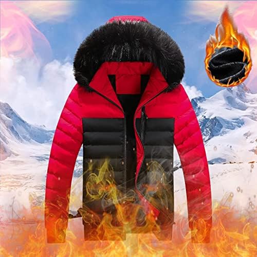 Зимска јакна за зимски пуфер во Бадхуб, задебелен зимски палто, целосна патент, топла поставена јакна со мека аспиратор за крзно