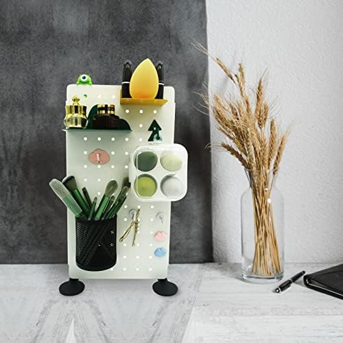 Организатор на метални биро за метални плочи Pegboard Hooks Display Stand Cute Cuter Cosmetic Organizer Desk Aftersory For Women