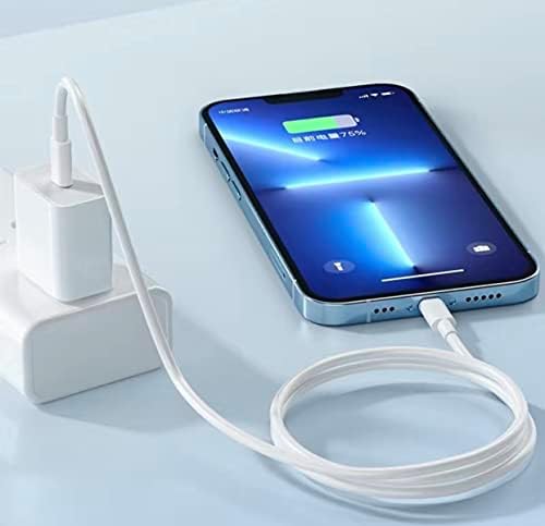 Брзо и Сигурно Полнење: Apple MFi Сертифициран 20W USB-C Полнач Со Кабел за iPhone, ipad, Apple