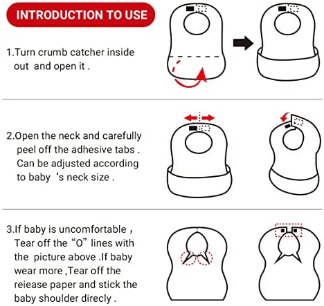AiQiaoXin 30 парчиња Бебешки Лигавчиња за Еднократна употреба и Лигавчиња За Еднократна Употреба - Меки, Отпорни На Истекување И Удобни, Погодни За Доенчиња, Хранење, Пат