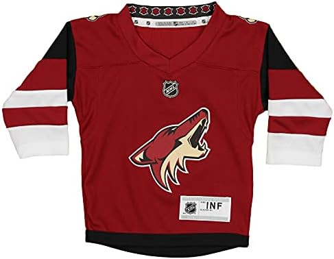 OuterStuff NHL Доенчиња реплика дома, Jerseyерси, Аризона Којоти со една големина 12-24 месеци