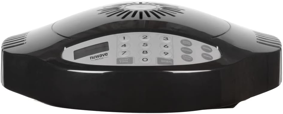 Nuwave 26001 црна моќна глава печка Pro Plo Pla