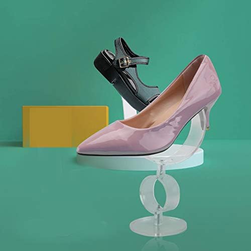 Holенски Slide Slide Sandals 2 парчиња чиста продавница за чевли екранот стои акрилни чевли држач за рак сандал дисплеј стои малопродажна