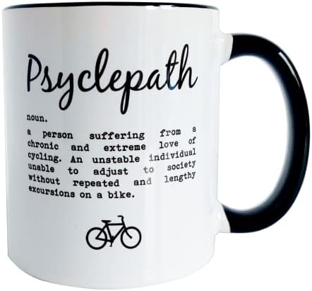 Психлепат - Смешна Дефиниција За Велосипедизам, Подарок За Велосипедизам, Подарок За Велосипедист, Подароци За Љубители На Велосипеди