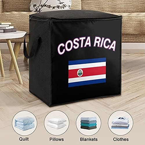 Државно Знаме На Костарика Голема Торба За Чување Јорган Кутија За Организатор Патент Одозгора За Утешител На Перница За Облека
