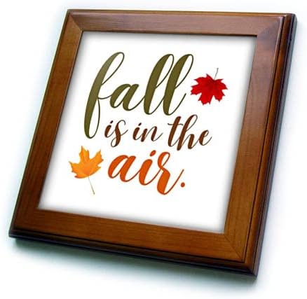 3дроза Розета-Денот На Благодарноста Fall-Fall е Во Воздухот Рамка Плочки