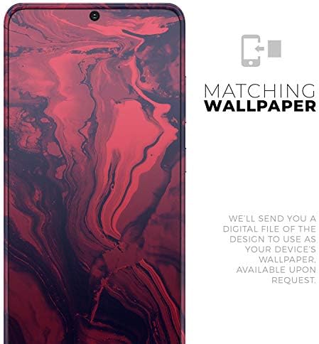 Дизајн Скинц течен апстрактна боја ремикс V6 Заштитна винил декларална обвивка за обвивка на кожата компатибилен со Samsung Galaxy S20