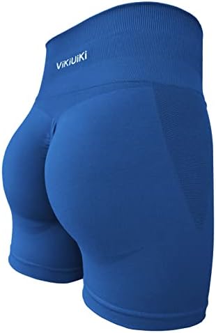 Контрола на женски стомаци Викиуики, високи половини со велосипедисти шорцеви јога фитнес тренингот спандекс шорцеви за кревање на задник