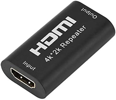 HDMI Сигнал Екстендер, 2 Пакет 1080P HDMI Повторувач Продолжувач Засилувач АДАПТЕР 3D Над Сигнал Црна 40M
