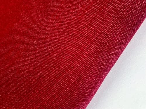 Дизајнерската Количка Црвена Обична Сурова Свилена Ткаенина Од Бангалор За Уметност и Занаетчиство, САМОСТОЈНА, Шиење И Други Проекти За