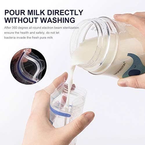 Торба за Складирање Мајчино Млеко 30 парчиња Вреќи за Складирање Мајчино Млеко За Еднократна Употреба Вреќи За Замрзнување За Доење Торбички За Зачувување На Млеко