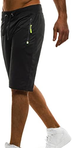 Bagelise шорцеви мажи, машка атлетска салата за атлетски теретани Брзо суво тренингот што работи шорцеви со џебови со патенти кои работат