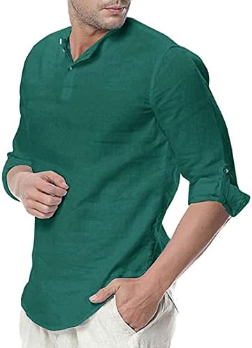 lnmuld кошула кошула за човекот цврста боја дневна кратка модна маица маици пакувања